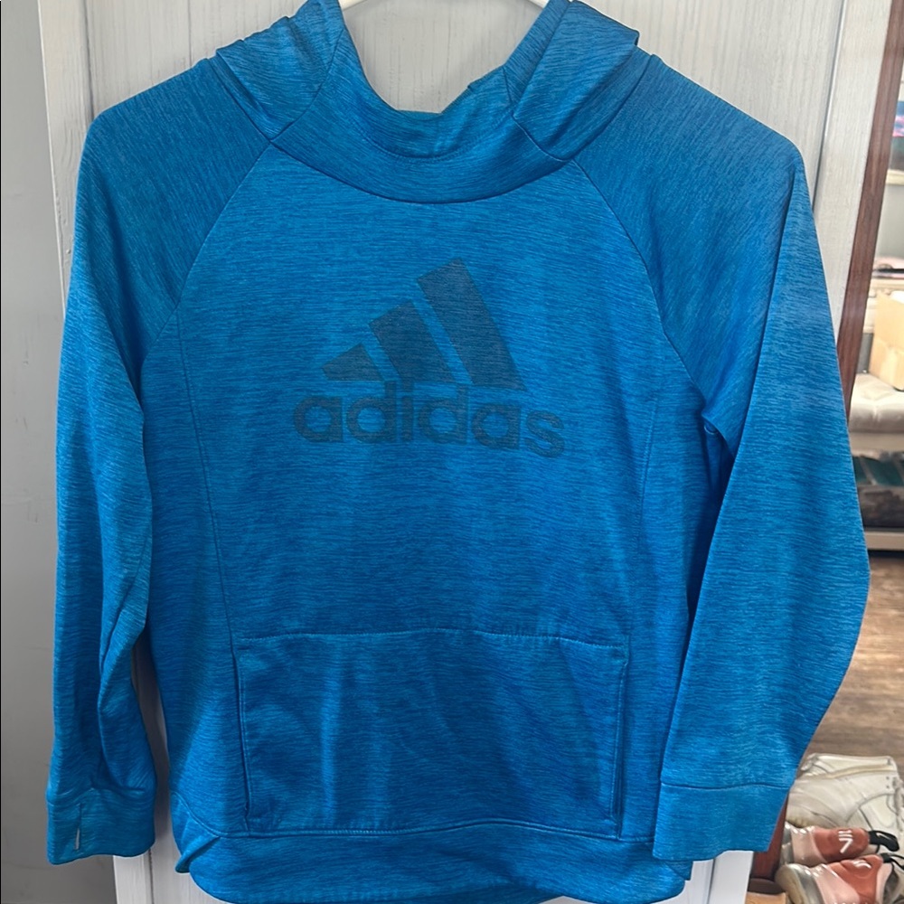 Adidas Bright Blue Athletic Top